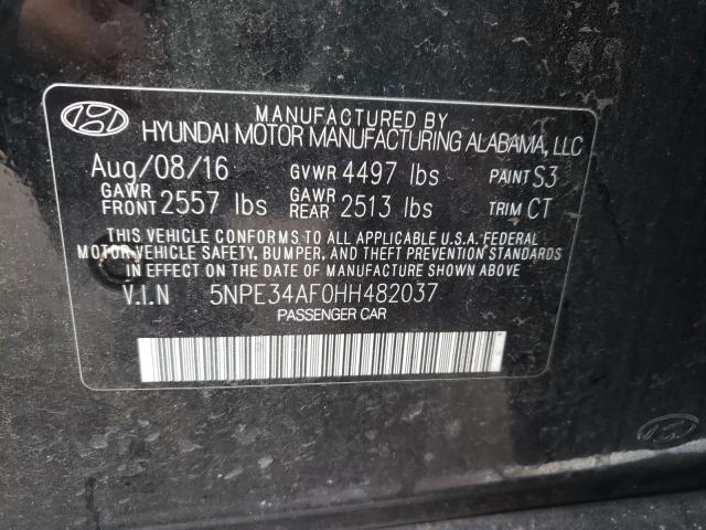 Photo 9 VIN: 5NPE34AF0HH482037 - HYUNDAI SONATA SPO 