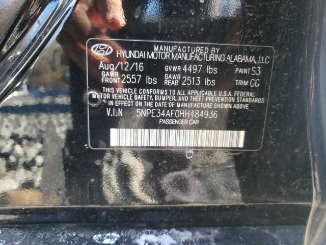 Photo 9 VIN: 5NPE34AF0HH484936 - HYUNDAI SONATA SPO 