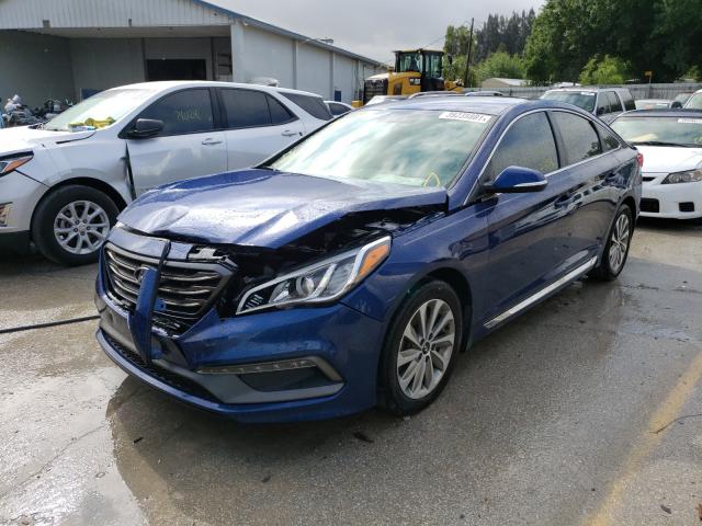 Photo 1 VIN: 5NPE34AF0HH499551 - HYUNDAI SONATA 