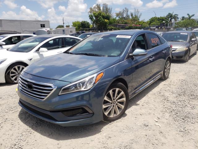 Photo 1 VIN: 5NPE34AF0HH500066 - HYUNDAI SONATA SPO 