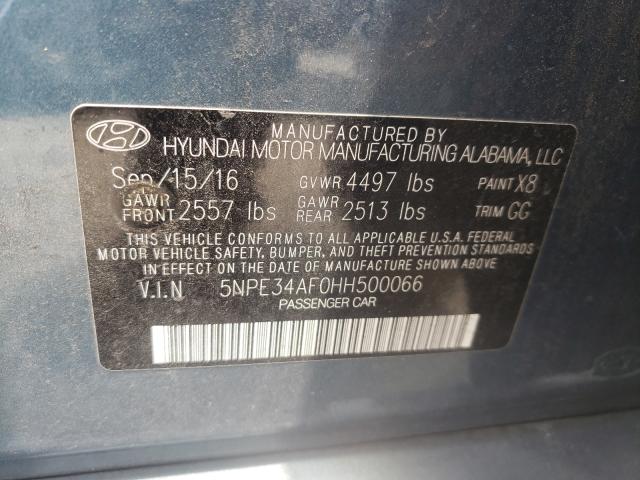 Photo 9 VIN: 5NPE34AF0HH500066 - HYUNDAI SONATA SPO 