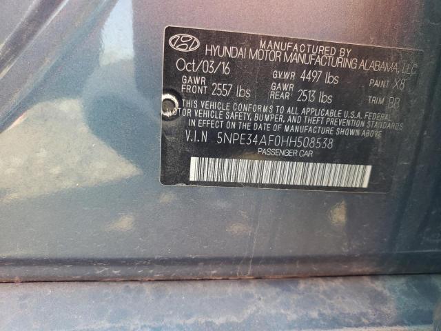 Photo 11 VIN: 5NPE34AF0HH508538 - HYUNDAI SONATA SPO 