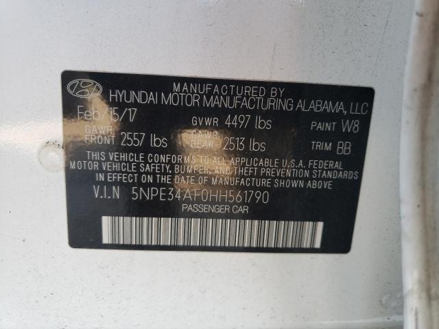 Photo 11 VIN: 5NPE34AF0HH561790 - HYUNDAI SONATA SPO 