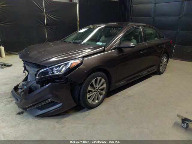 Photo 1 VIN: 5NPE34AF0HH573387 - HYUNDAI SONATA 