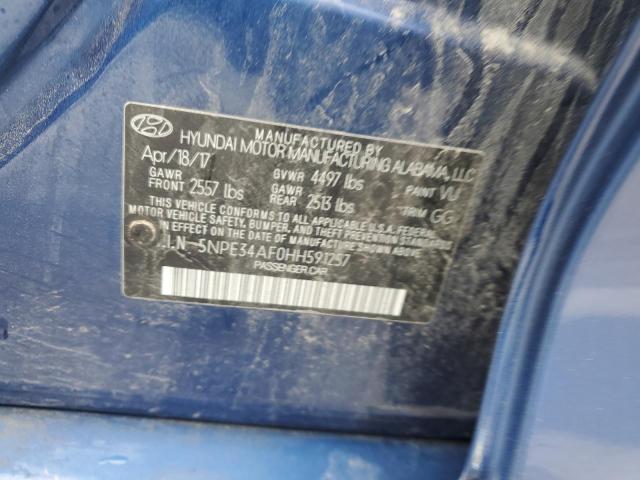 Photo 11 VIN: 5NPE34AF0HH591257 - HYUNDAI SONATA 