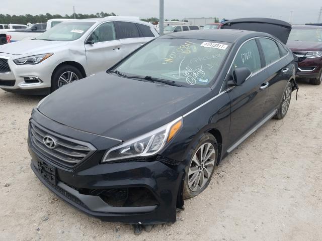 Photo 1 VIN: 5NPE34AF0HH595986 - HYUNDAI SONATA SPO 