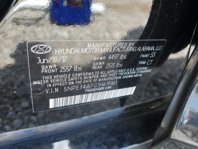 Photo 9 VIN: 5NPE34AF0JH619161 - HYUNDAI SONATA SPO 