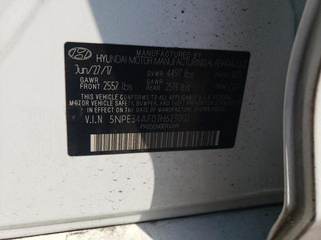 Photo 11 VIN: 5NPE34AF0JH623002 - HYUNDAI SONATA SPO 