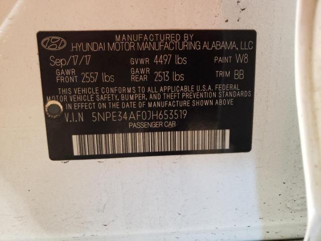 Photo 11 VIN: 5NPE34AF0JH653519 - HYUNDAI SONATA SPO 