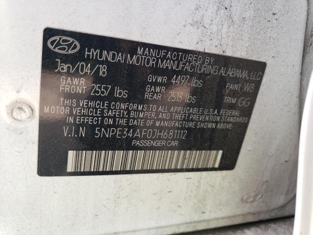 Photo 11 VIN: 5NPE34AF0JH681112 - HYUNDAI SONATA SPO 