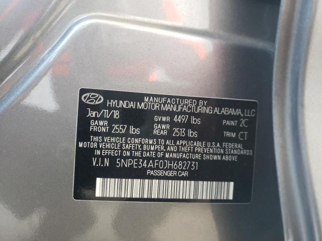 Photo 9 VIN: 5NPE34AF0JH682731 - HYUNDAI SONATA SPO 