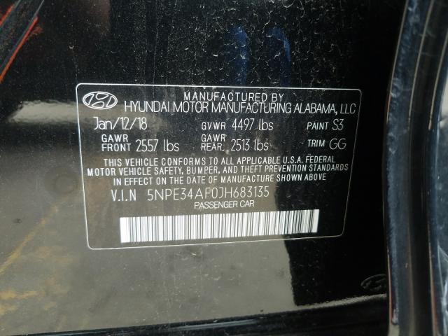 Photo 9 VIN: 5NPE34AF0JH683135 - HYUNDAI SONATA SPO 