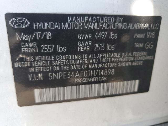 Photo 11 VIN: 5NPE34AF0JH714898 - HYUNDAI SONATA 