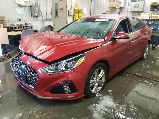 Photo 1 VIN: 5NPE34AF0JH727456 - HYUNDAI SONATA SPO 