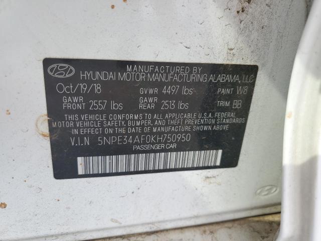 Photo 11 VIN: 5NPE34AF0KH750950 - HYUNDAI SONATA LIM 