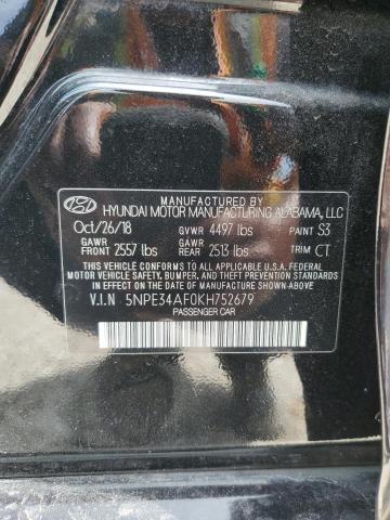 Photo 11 VIN: 5NPE34AF0KH752679 - HYUNDAI SONATA LIM 