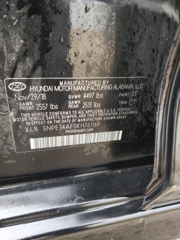 Photo 11 VIN: 5NPE34AF0KH761169 - HYUNDAI SONATA 