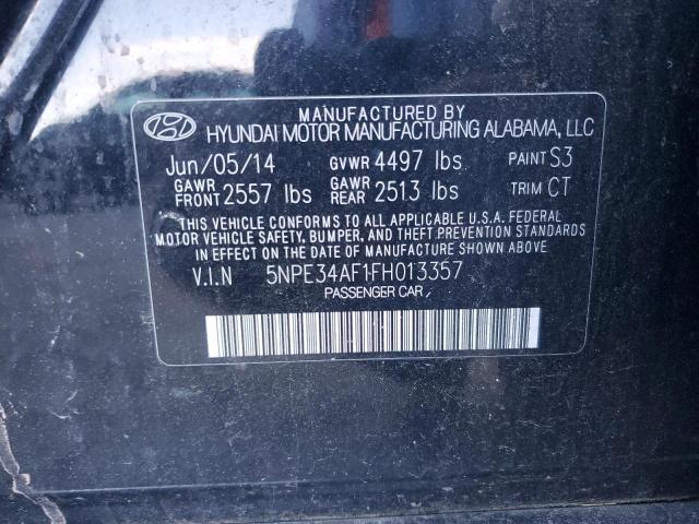 Photo 11 VIN: 5NPE34AF1FH013357 - HYUNDAI SONATA 