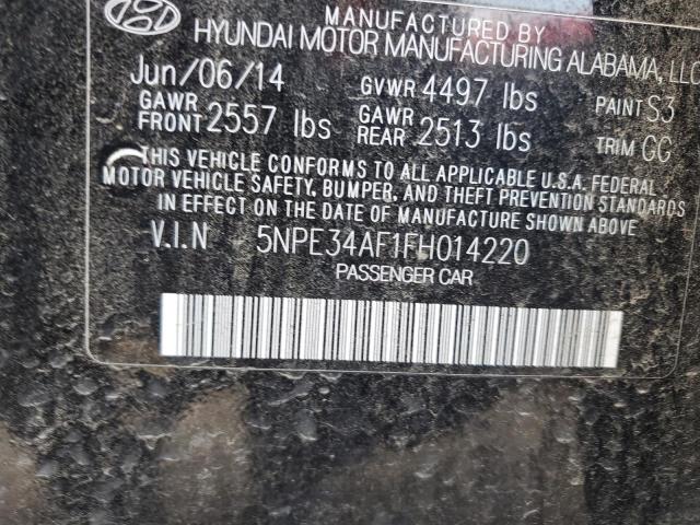 Photo 9 VIN: 5NPE34AF1FH014220 - HYUNDAI SONATA SPO 