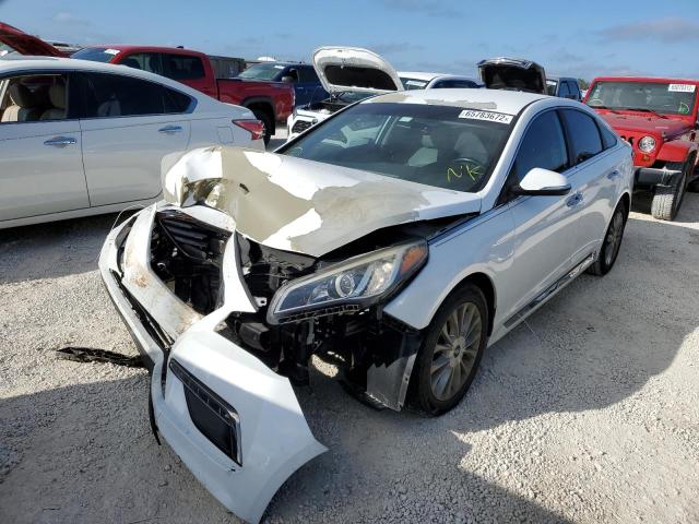 Photo 1 VIN: 5NPE34AF1FH015867 - HYUNDAI SONATA SPO 