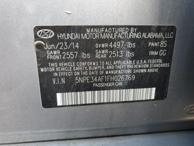 Photo 11 VIN: 5NPE34AF1FH026769 - HYUNDAI SONATA 