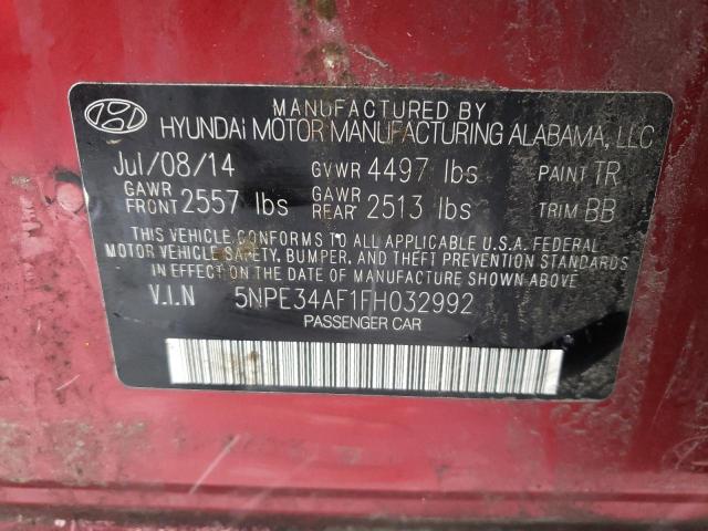 Photo 11 VIN: 5NPE34AF1FH032992 - HYUNDAI SONATA SPO 