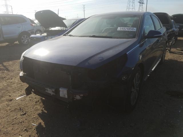 Photo 1 VIN: 5NPE34AF1FH033849 - HYUNDAI SONATA SPO 