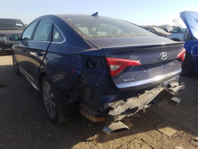 Photo 2 VIN: 5NPE34AF1FH033849 - HYUNDAI SONATA SPO 