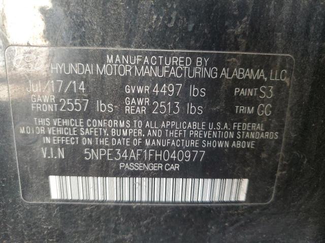 Photo 11 VIN: 5NPE34AF1FH040977 - HYUNDAI SONATA 