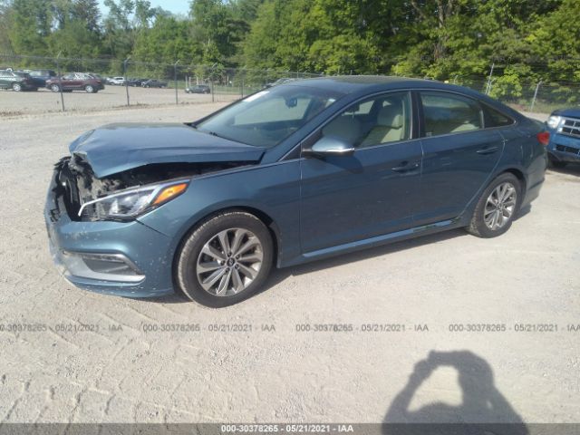 Photo 1 VIN: 5NPE34AF1FH049548 - HYUNDAI SONATA 