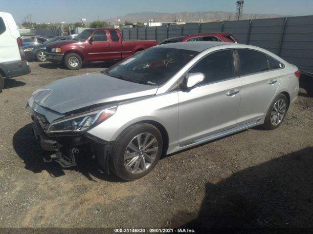 Photo 1 VIN: 5NPE34AF1FH050392 - HYUNDAI SONATA 