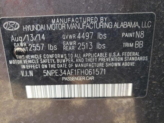 Photo 11 VIN: 5NPE34AF1FH061571 - HYUNDAI SONATA 