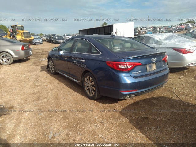 Photo 2 VIN: 5NPE34AF1FH070965 - HYUNDAI SONATA 