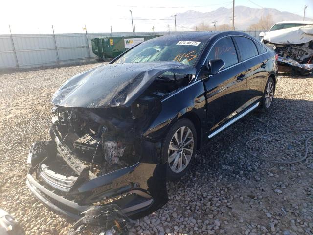 Photo 1 VIN: 5NPE34AF1FH071551 - HYUNDAI SONATA SPO 