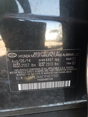 Photo 9 VIN: 5NPE34AF1FH071551 - HYUNDAI SONATA SPO 