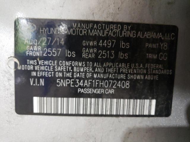 Photo 12 VIN: 5NPE34AF1FH072408 - HYUNDAI SONATA SPO 