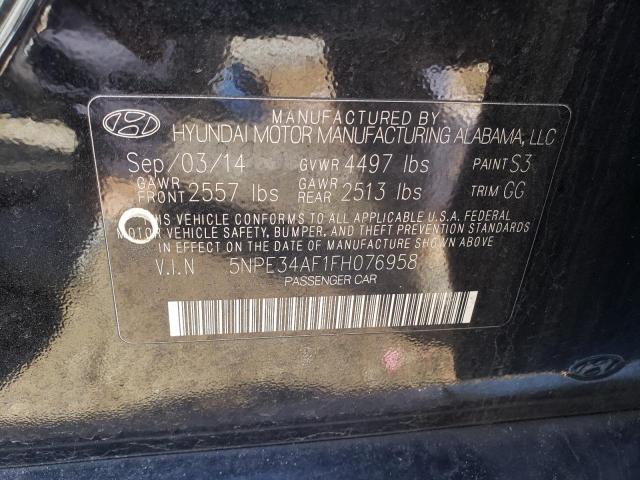 Photo 9 VIN: 5NPE34AF1FH076958 - HYUNDAI SONATA SPO 