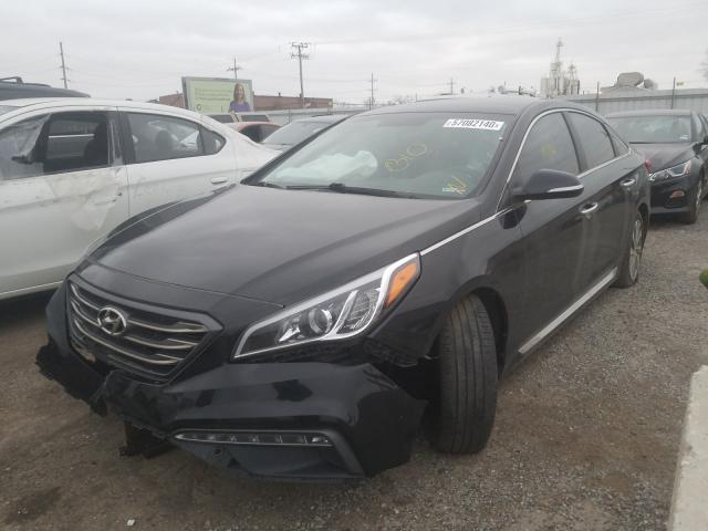 Photo 1 VIN: 5NPE34AF1FH091556 - HYUNDAI SONATA SPO 