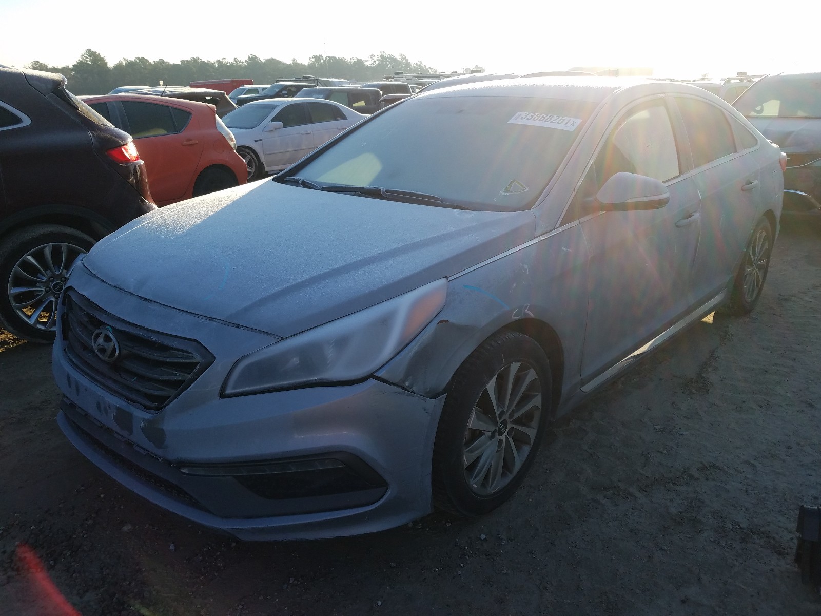 Photo 1 VIN: 5NPE34AF1FH092836 - HYUNDAI SONATA SPO 