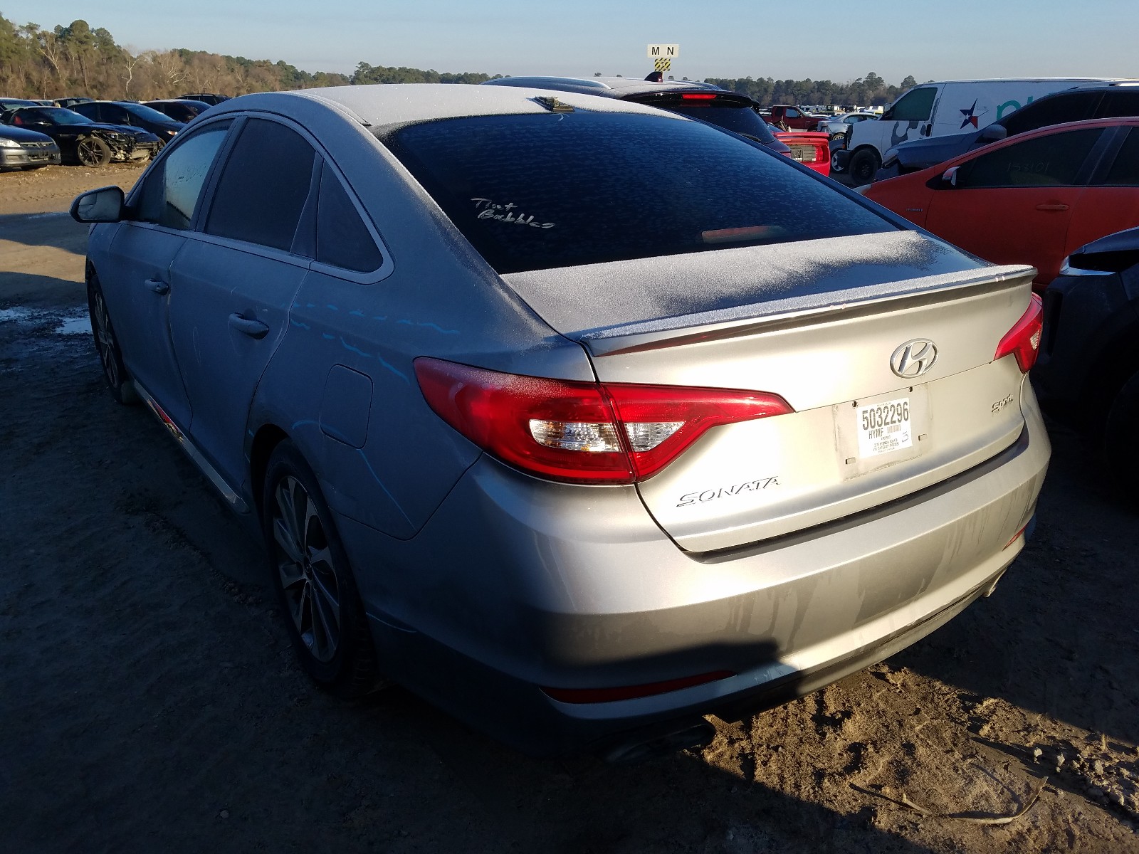 Photo 2 VIN: 5NPE34AF1FH092836 - HYUNDAI SONATA SPO 