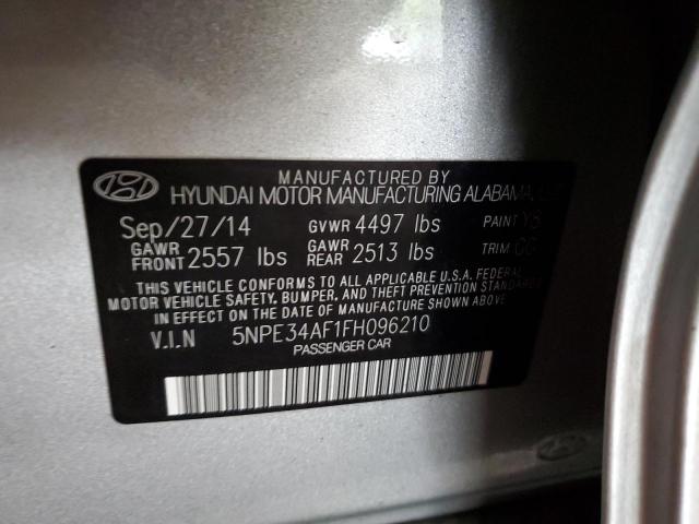 Photo 11 VIN: 5NPE34AF1FH096210 - HYUNDAI SONATA SPO 