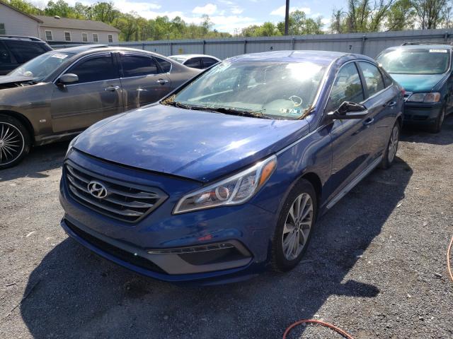 Photo 1 VIN: 5NPE34AF1FH099222 - HYUNDAI SONATA SPO 