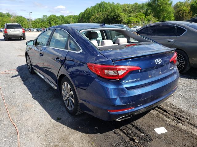 Photo 2 VIN: 5NPE34AF1FH099222 - HYUNDAI SONATA SPO 