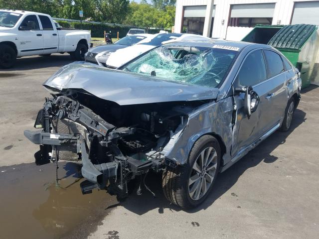 Photo 1 VIN: 5NPE34AF1FH099947 - HYUNDAI SONATA SPO 