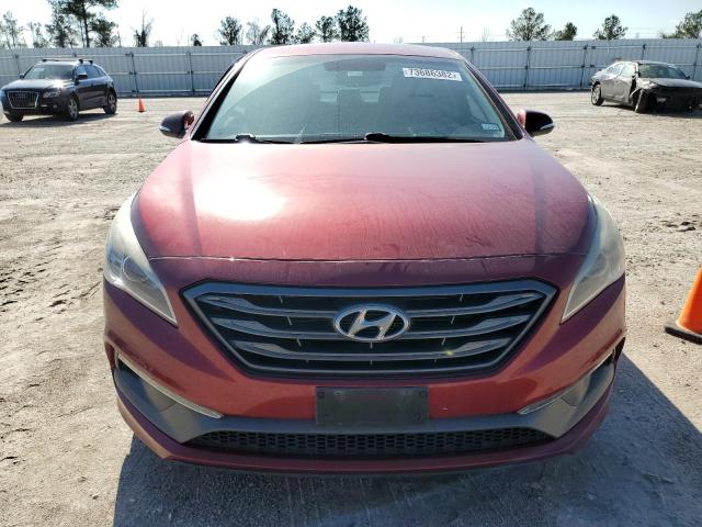 Photo 4 VIN: 5NPE34AF1FH100076 - HYUNDAI SONATA SPO 