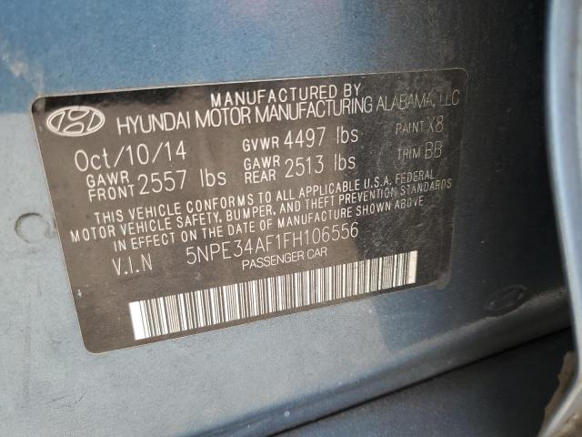 Photo 11 VIN: 5NPE34AF1FH106556 - HYUNDAI SONATA SPO 