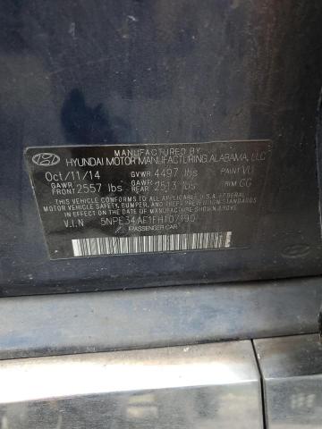 Photo 11 VIN: 5NPE34AF1FH107190 - HYUNDAI SONATA 