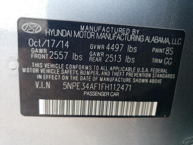 Photo 11 VIN: 5NPE34AF1FH112471 - HYUNDAI SONATA 