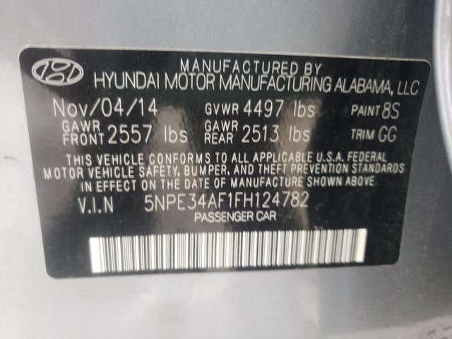 Photo 9 VIN: 5NPE34AF1FH124782 - HYUNDAI SONATA 