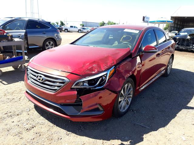 Photo 1 VIN: 5NPE34AF1FH126760 - HYUNDAI SONATA 